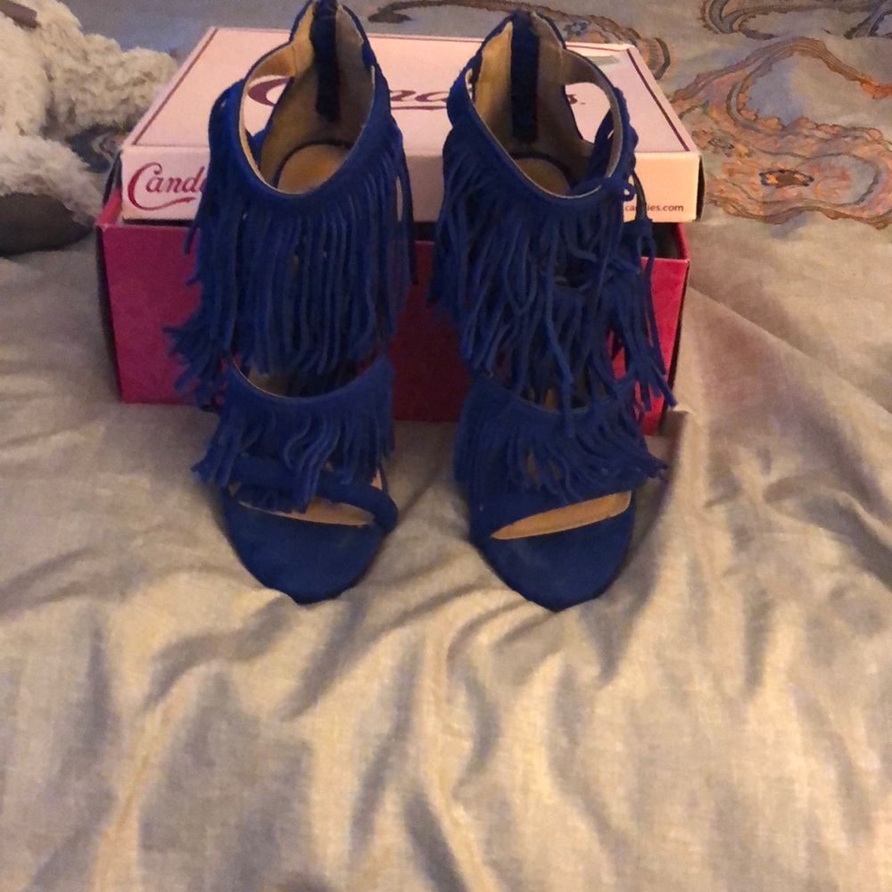 Fringe heels